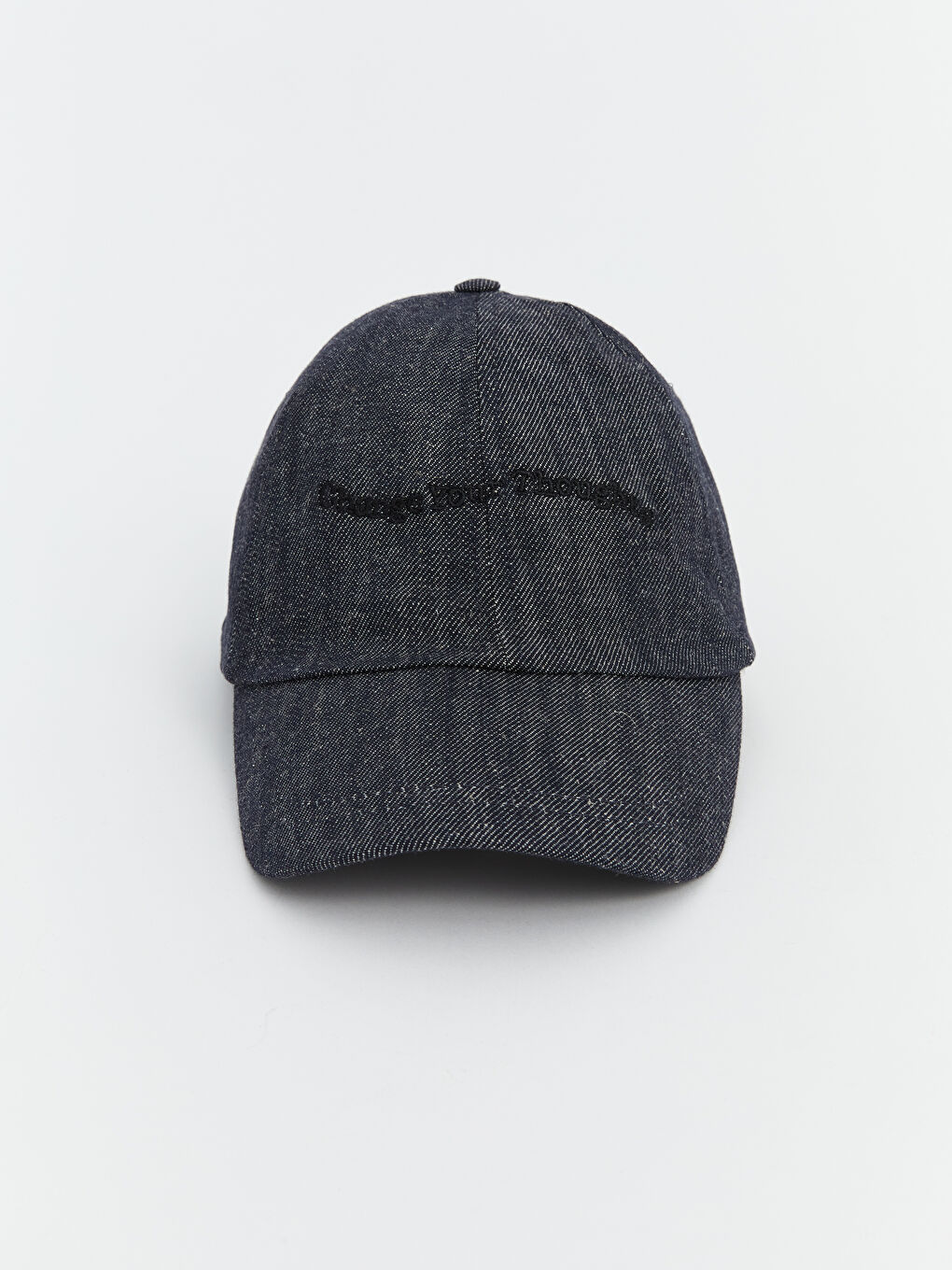 Antrasit Yazı Nakışlı Erkek Kep Şapka