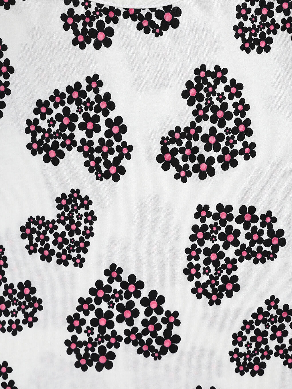 تيشيرت للبنات برقبة دائرية أساسي كم قصير عبوتان-3