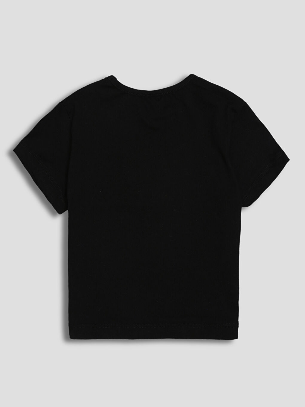 تيشيرت للبنات برقبة دائرية أساسي كم قصير عبوتان-5