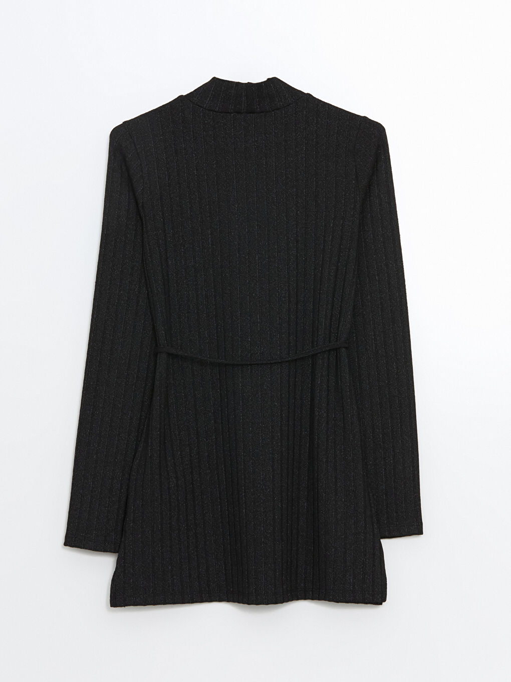 Siyah Dik Yaka Dokulu Kadın Tunik-5