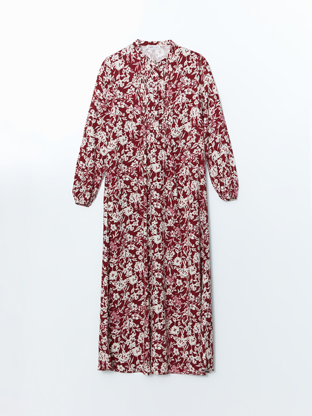 Floral Ruffled Women's Dress -S5LI26Z8-LTQ
