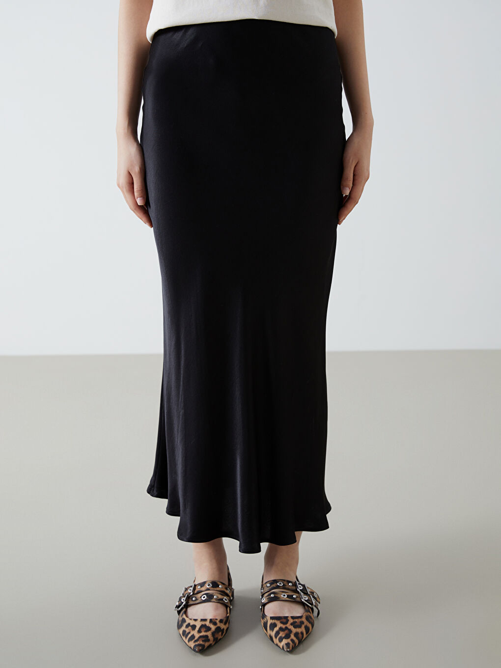 Tight Fit Satin Women's Skirt -S5LI37Z8-CVL