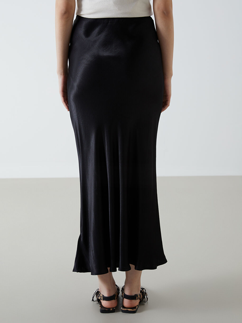 Tight Fit Satin Women's Skirt -S5LI37Z8-CVL