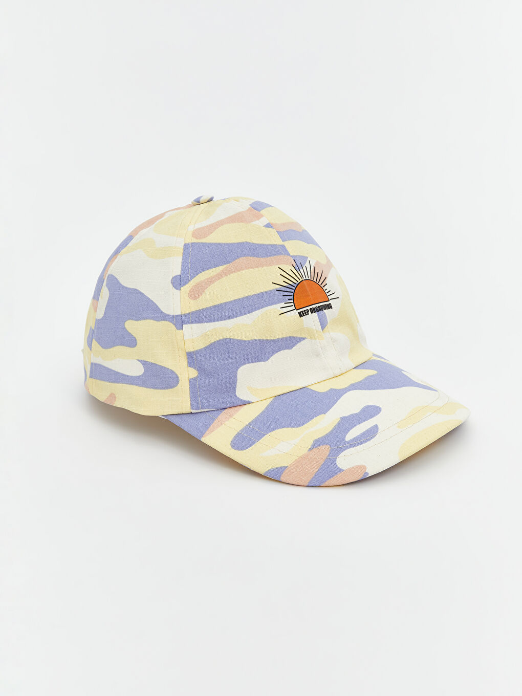 Beyaz Nakışlı Kadın Kep Şapka-1