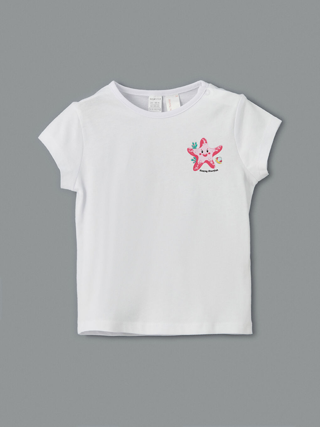 Crew Neck Printed Baby Girls T-Shirt And Shorts Set -S5LJ20Z1-H6W