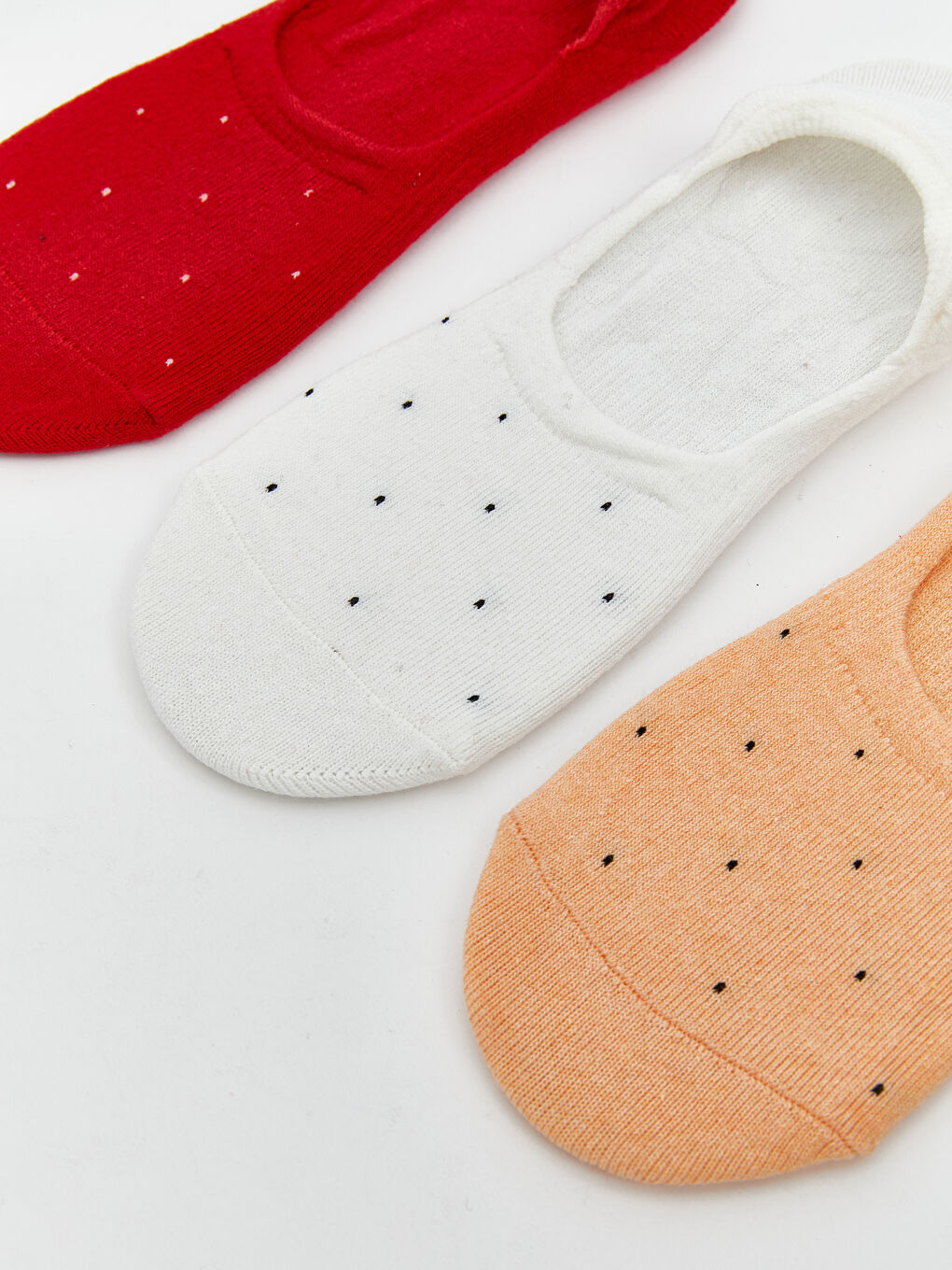 Patterned Women's Invisible Socks 3-packs -S5LJ32Z8-FRU