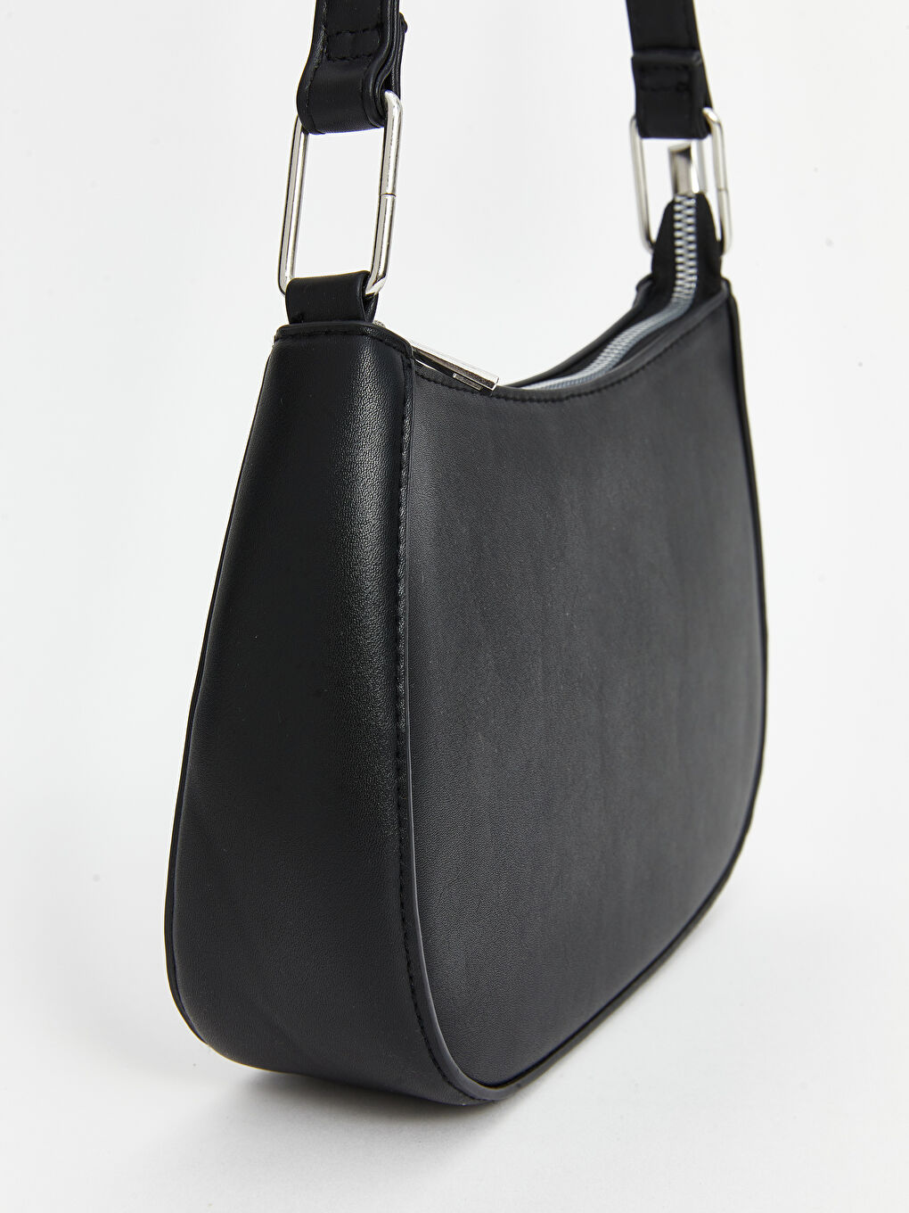 Faux Leather Women's Baguette Bag-3