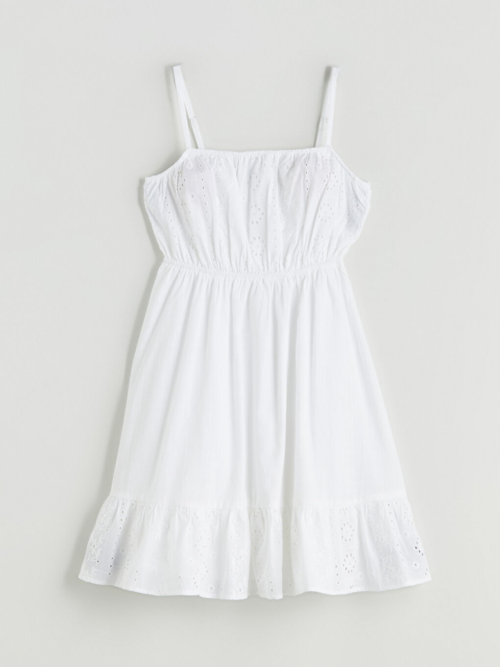 Strappy Fitted Waist Mini Dress-4