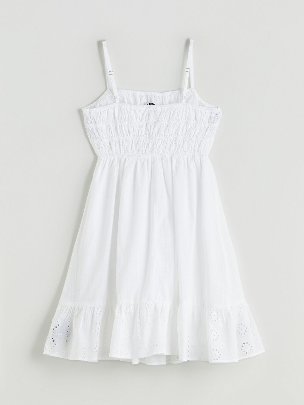 Strappy Fitted Waist Mini Dress-5