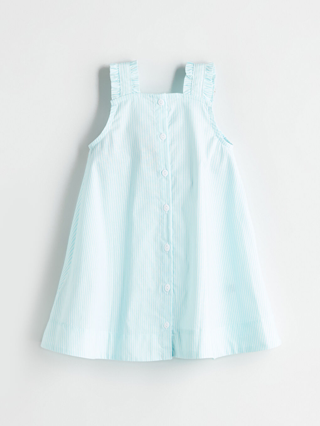 Square Collar Floral Printed Girls' Dress-2