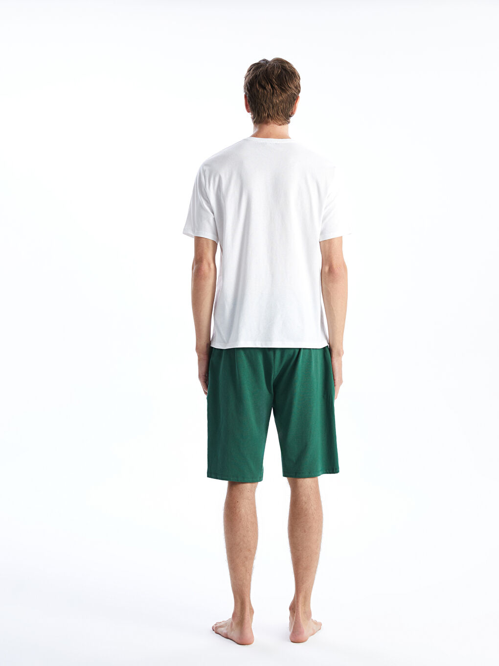 Standard Fit Men's Shorts Pajama Set -S5LK44Z8-J5E