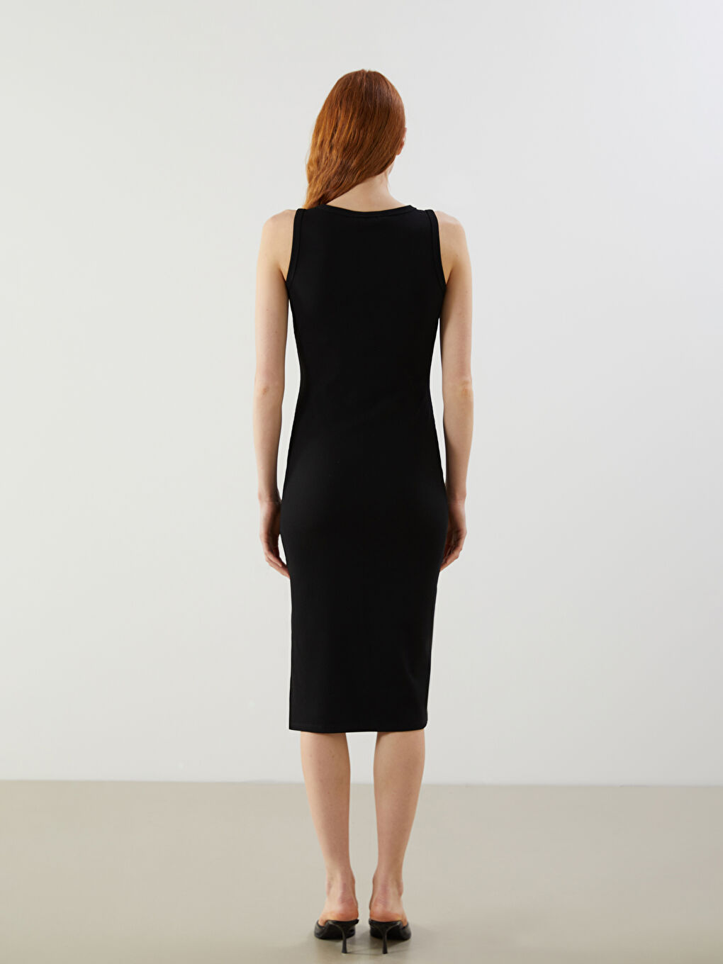 LCW Vision Woman BLACK Dress -S5LK46Z8-CVL