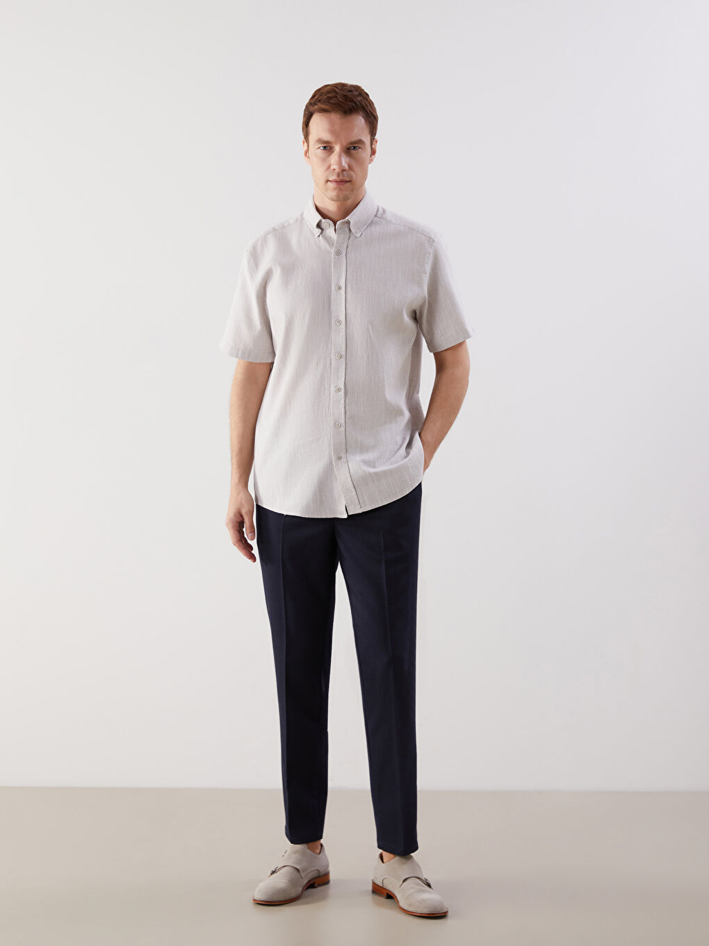 Standard Fit Men's Trousers -S5LK61Z8-RFG