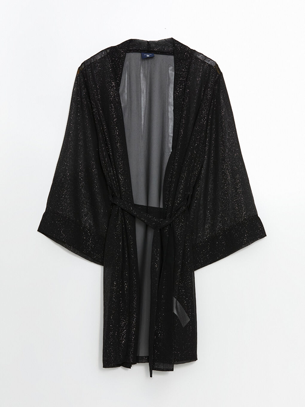Shawl Collar Shiny Look Women's Kimono -S5LK69Z8-CVL