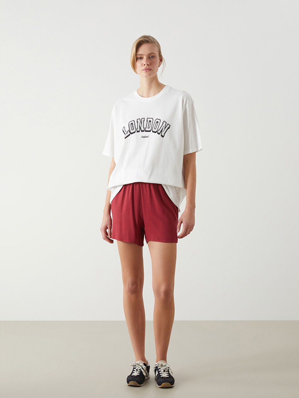 Women's Elastic Waist Shorts -S5LK70Z8-L0J