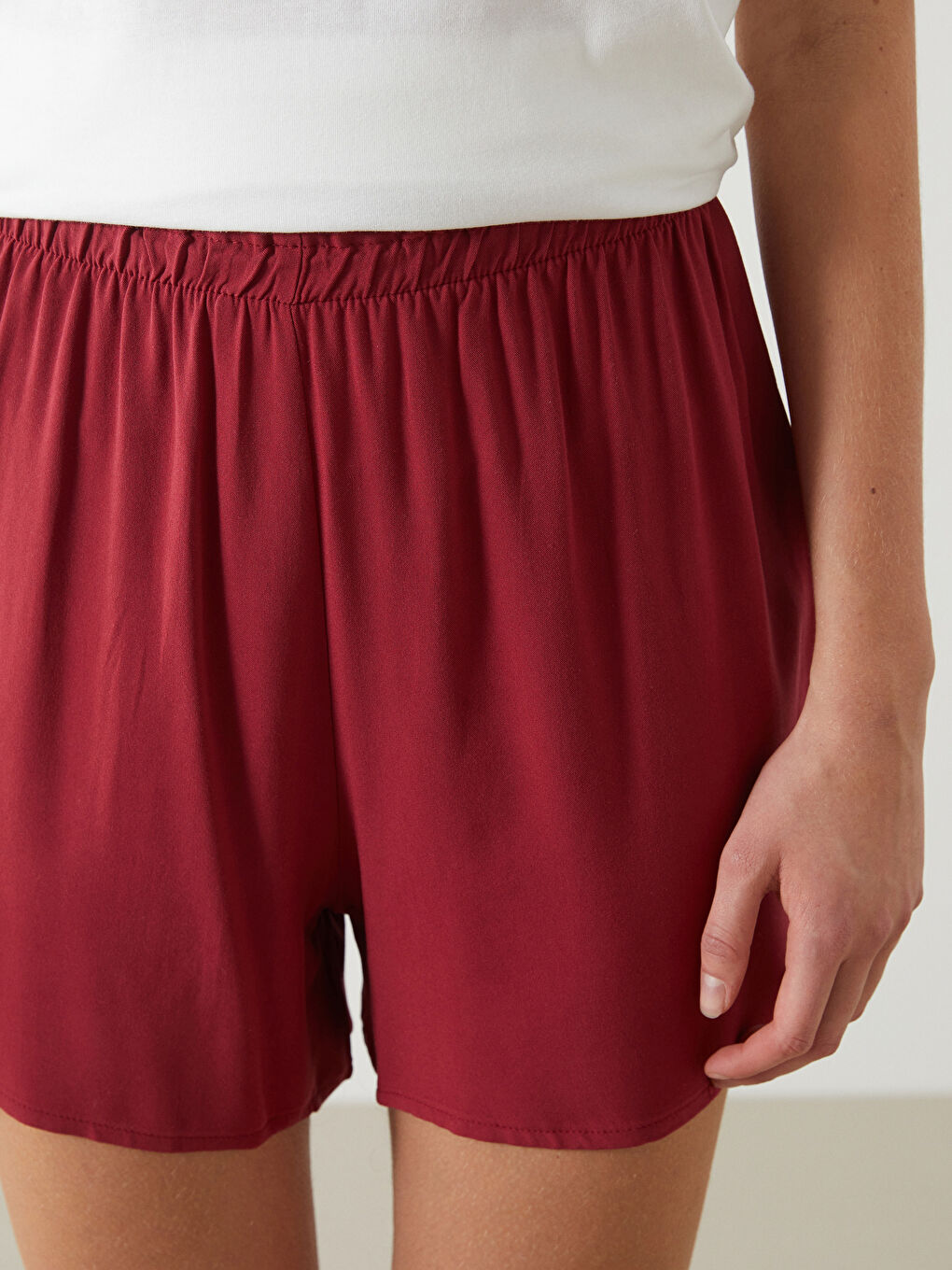Women's Elastic Waist Shorts -S5LK70Z8-L0J