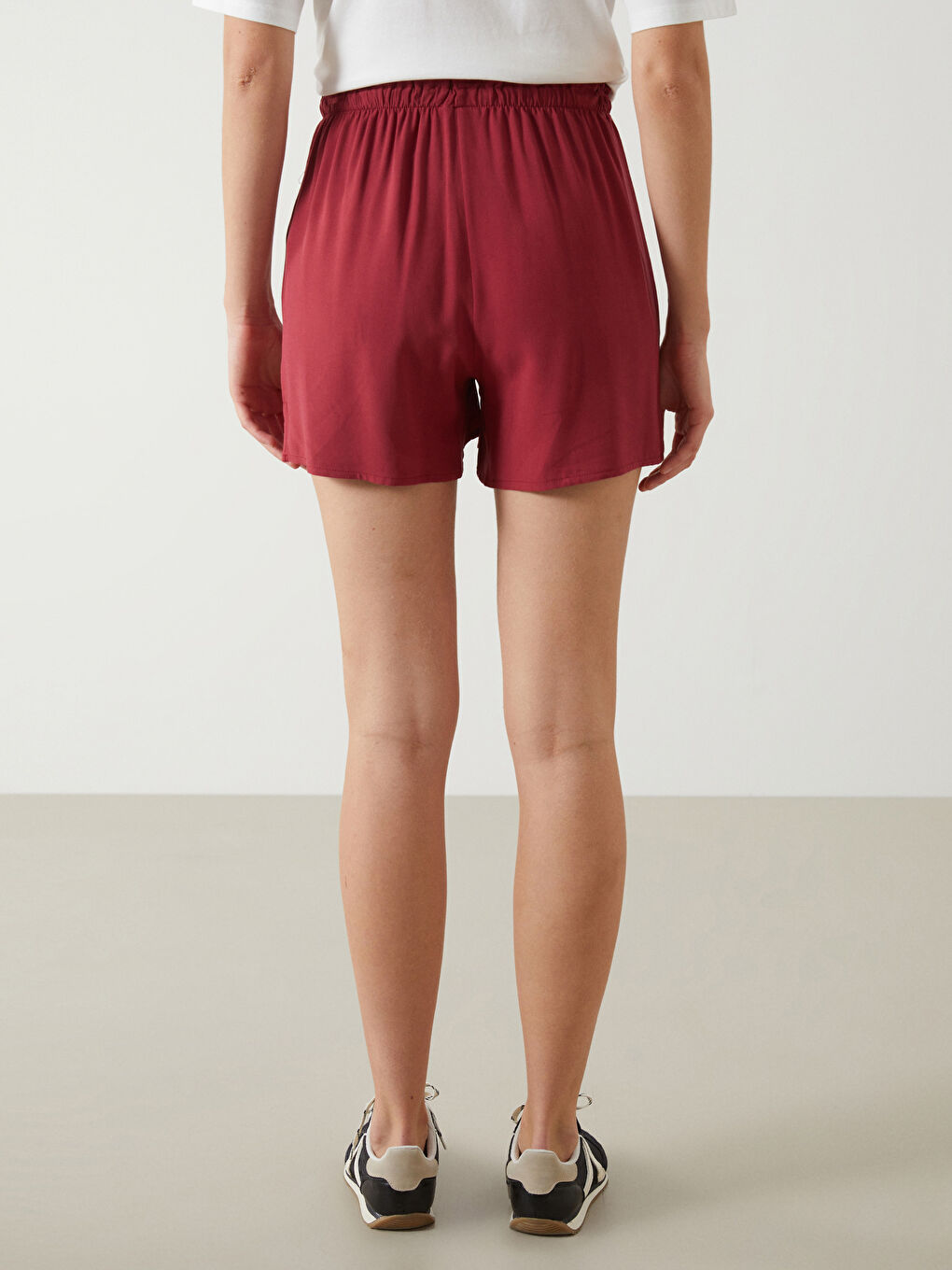 Women's Elastic Waist Shorts -S5LK70Z8-L0J
