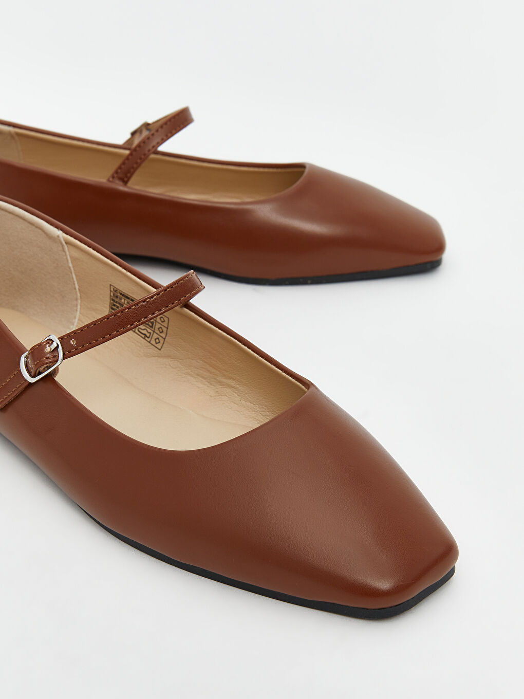 LCW STEPS Faux Leather Women's Ballet Flats -S5LK76Z8-JAV