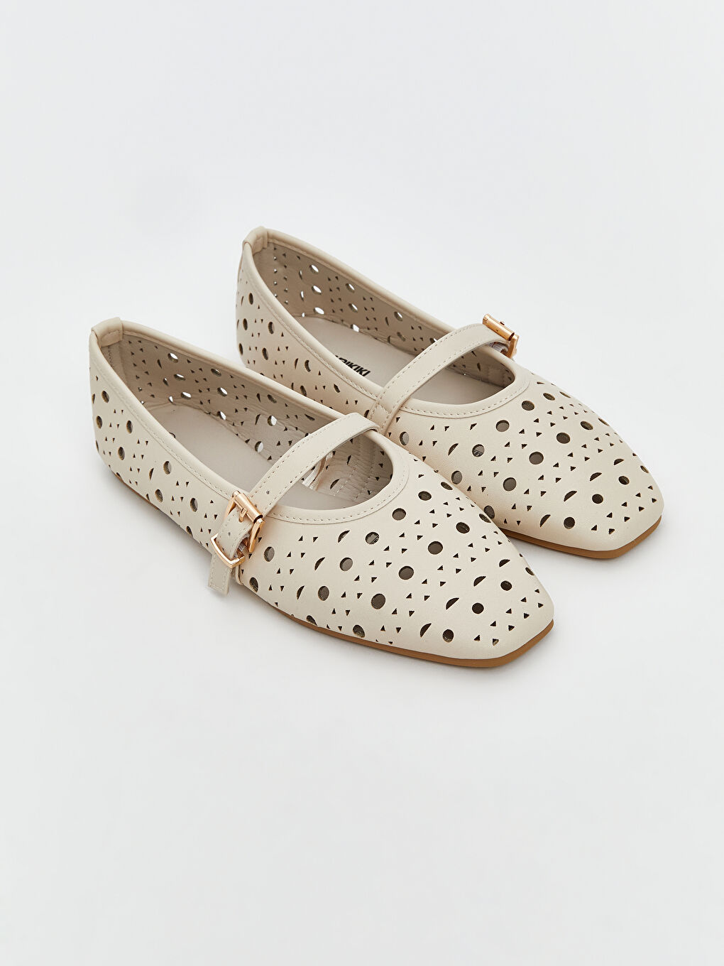 Faux Leather Women's Ballet Flats