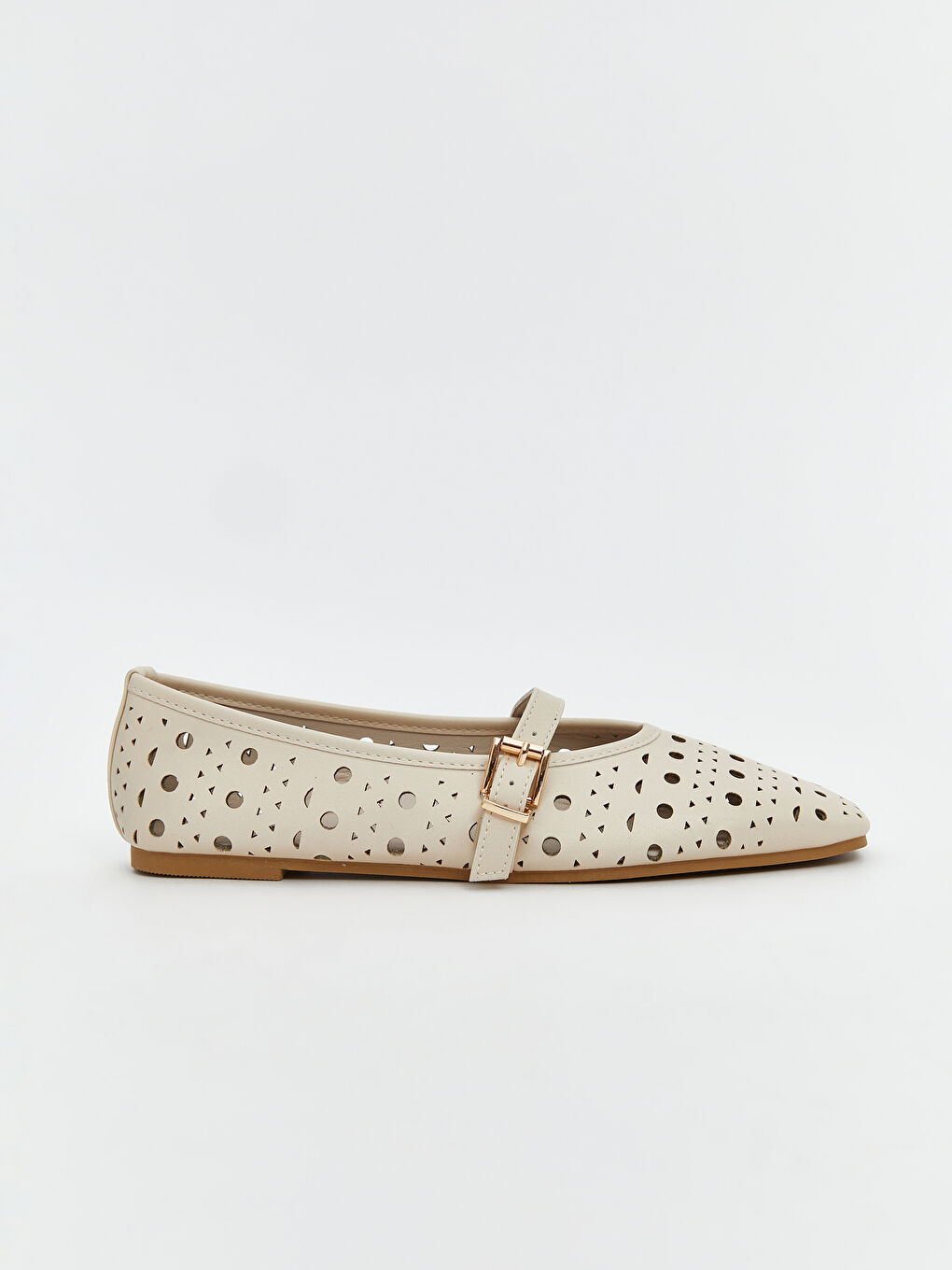 Faux Leather Women's Ballet Flats-1