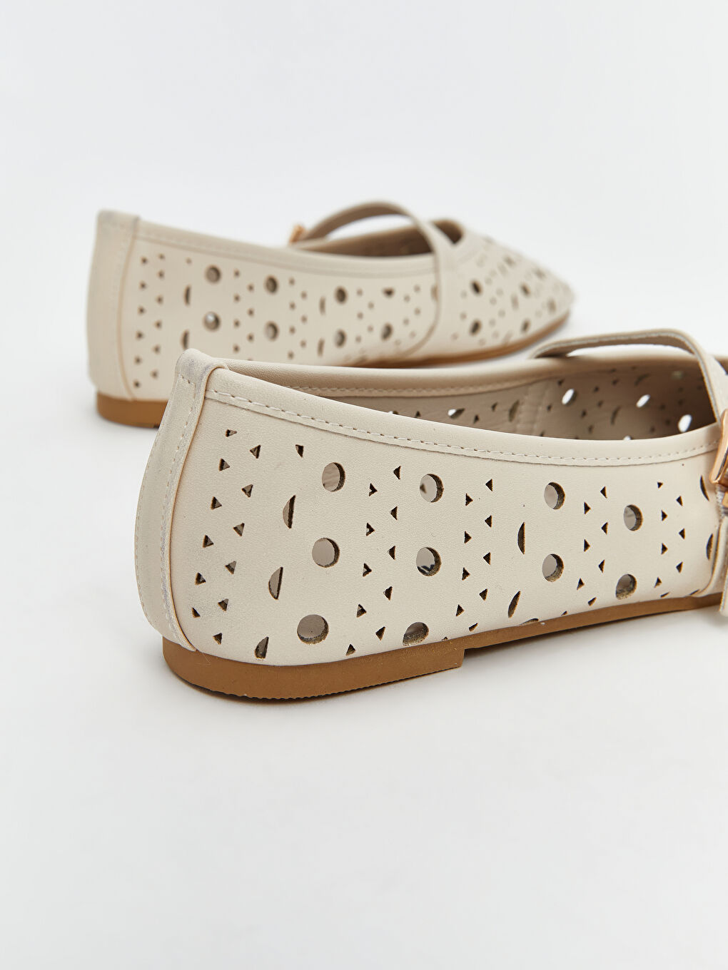 Faux Leather Women's Ballet Flats-4