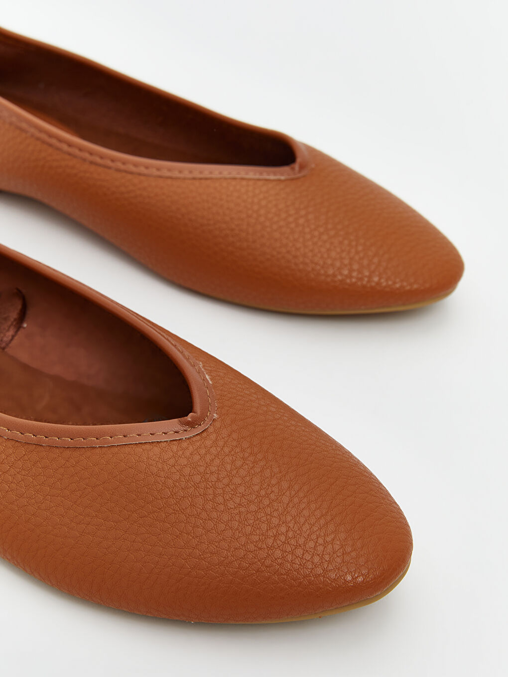Faux Leather Women's Ballet Flats -S5LK87Z8-EL4