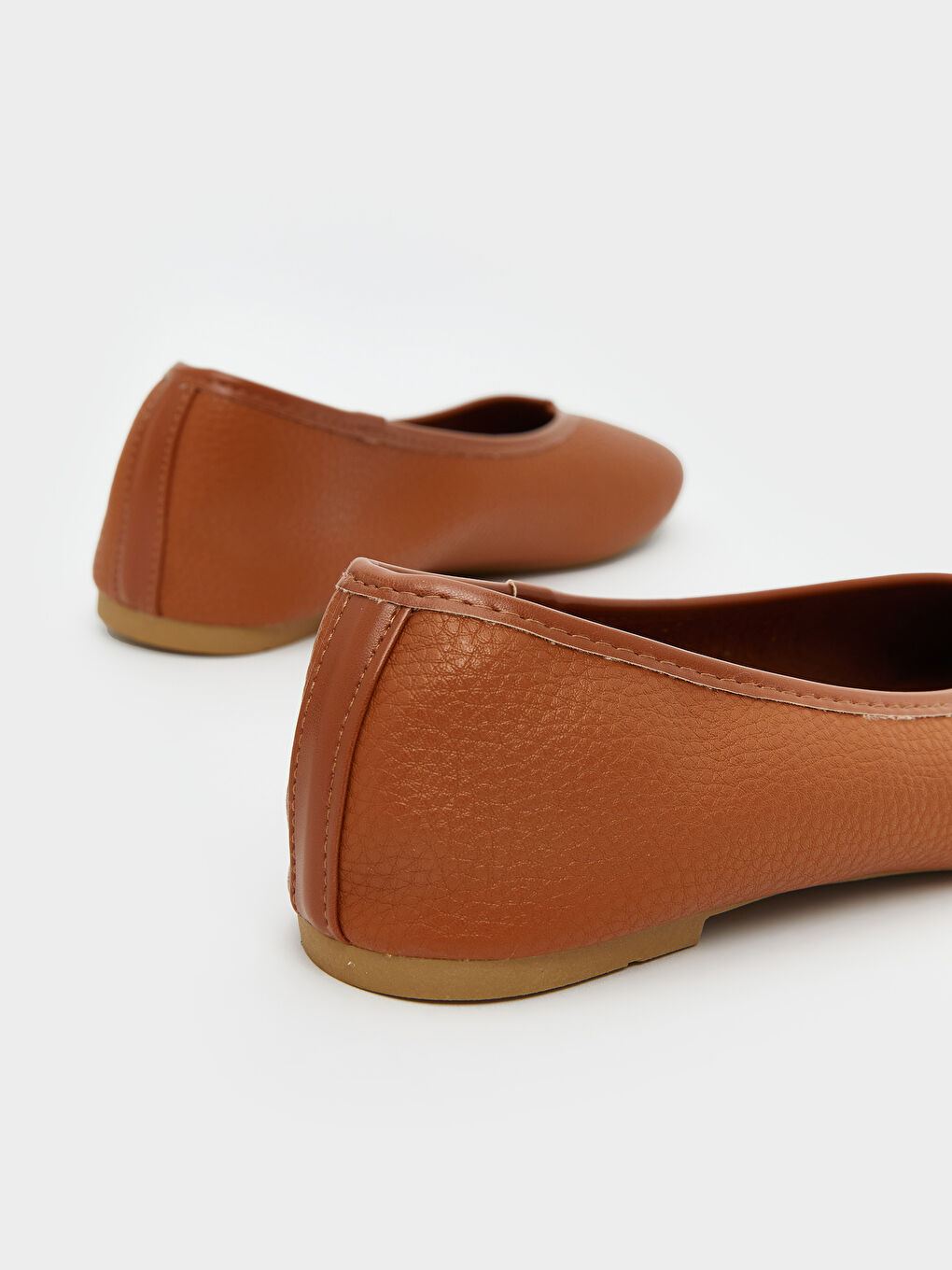 Faux Leather Women's Ballet Flats -S5LK87Z8-EL4