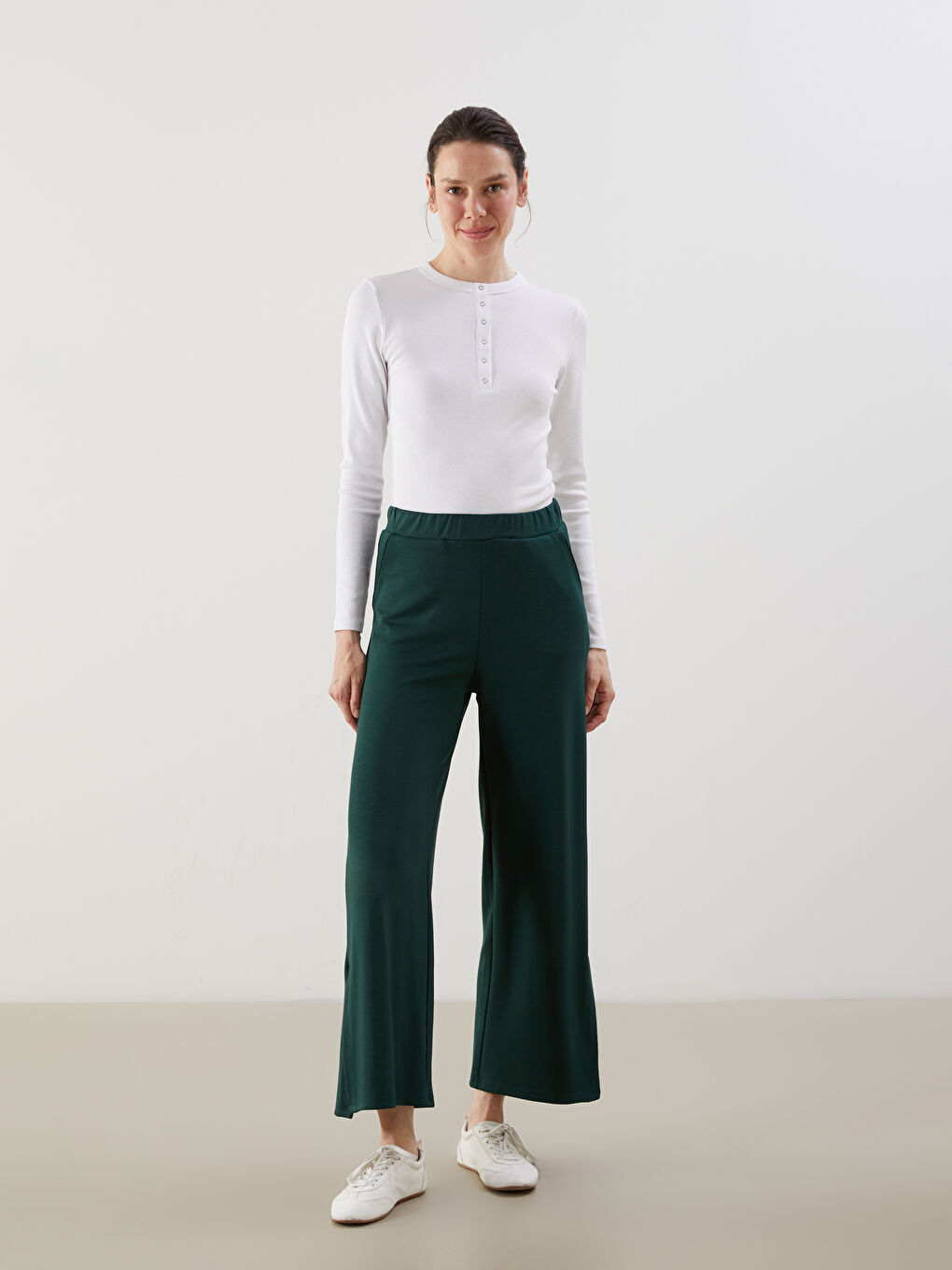 Women's Elastic Waist Sweatpants -S5LL03Z8-HHQ