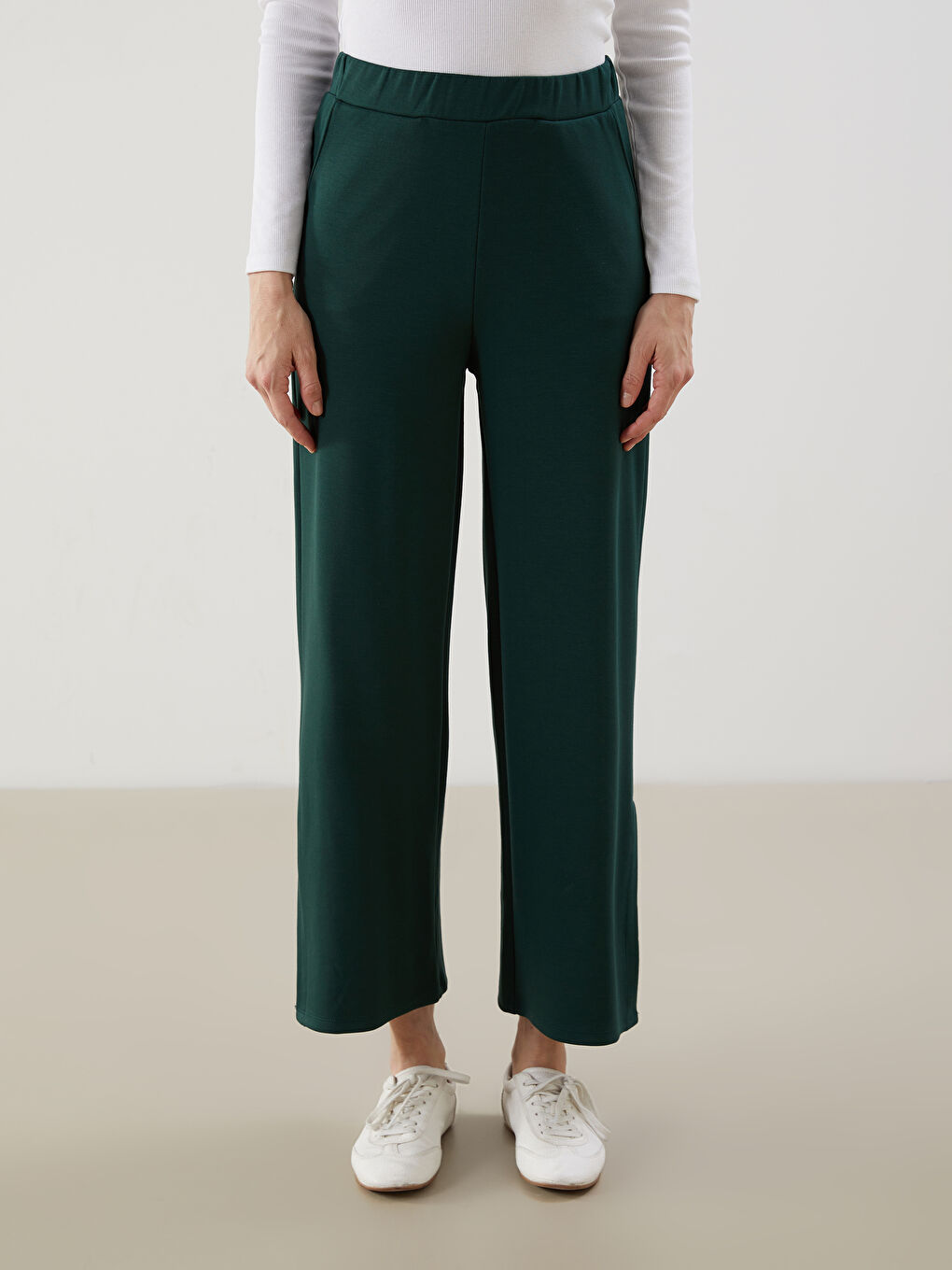 Women's Elastic Waist Sweatpants -S5LL03Z8-HHQ