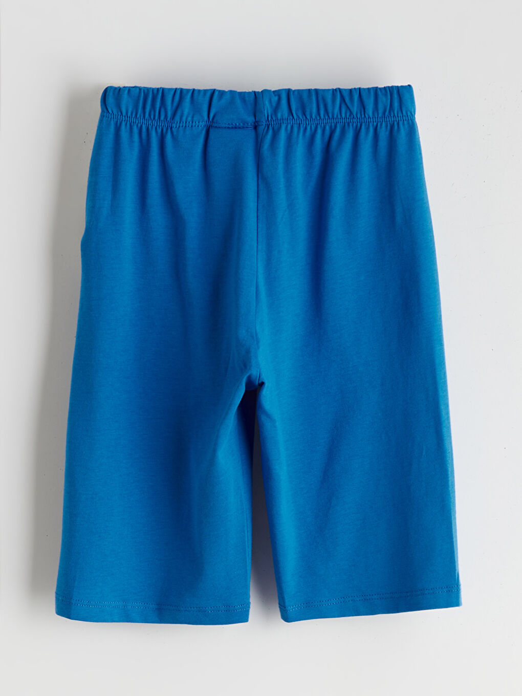 Mavi Spider-Man Baskılı Erkek Çocuk Şort Pijama Altı-1