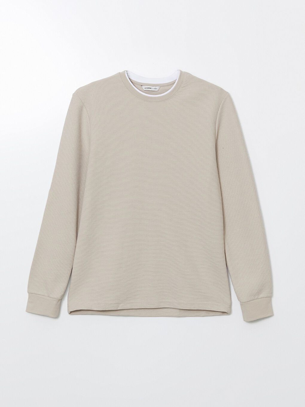Crew Neck Long Sleeve Men's Sweatshirt -S5LL23Z8-YJ4