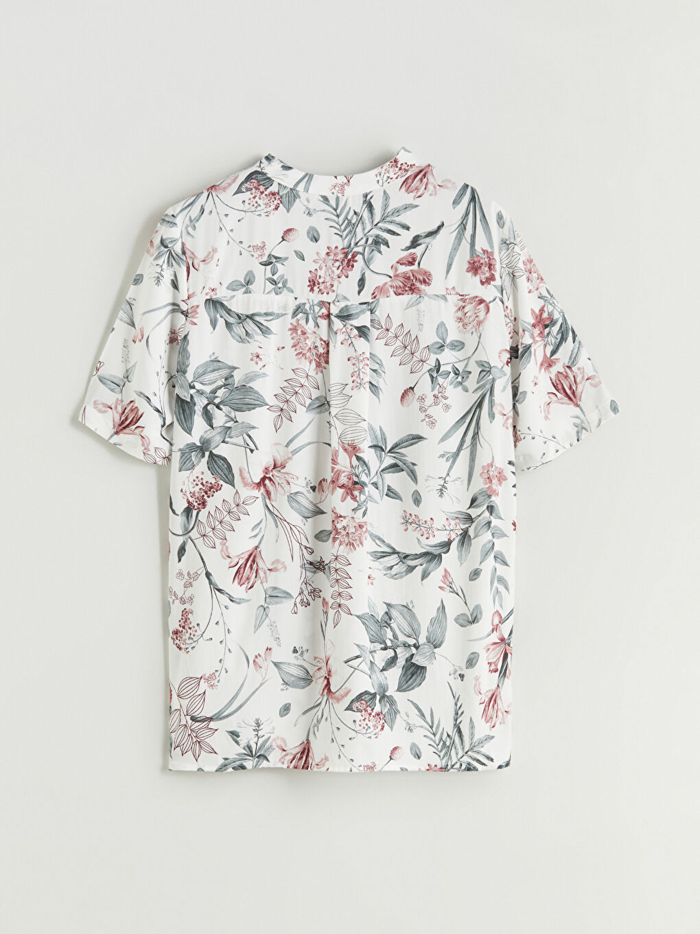 Notch Neck Floral Blouse -S5LL45Z8-LSZ