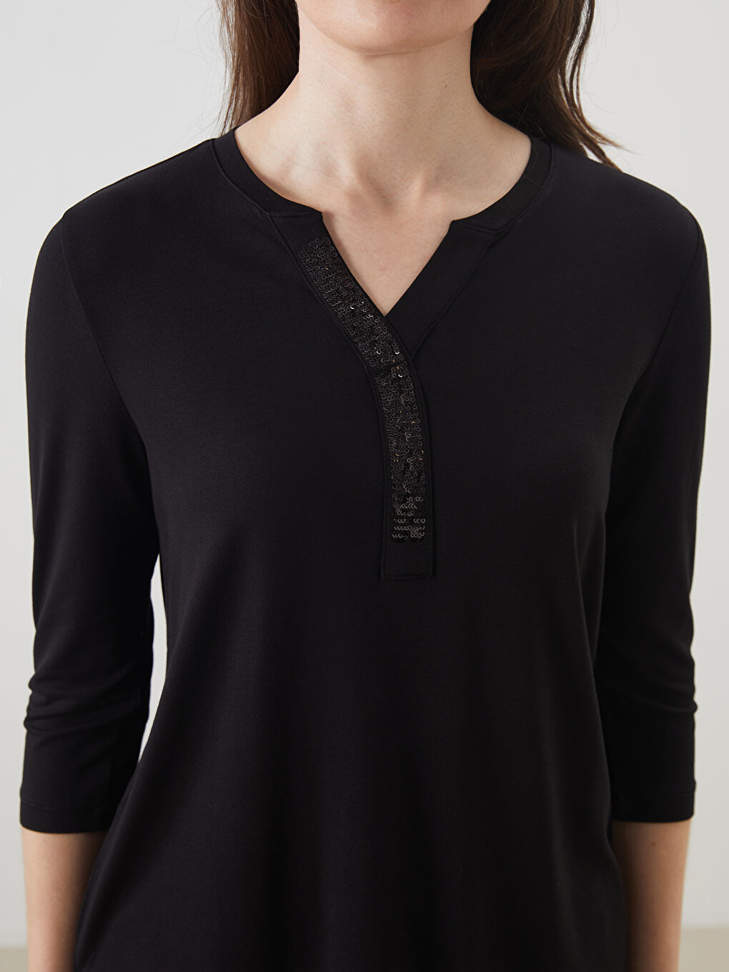 Woman BLACK Blouse -S5LL46Z8-CVL