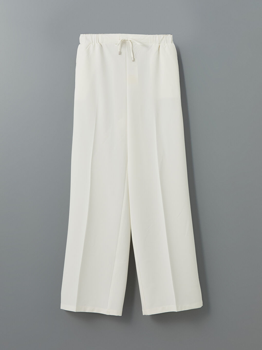 Elastic Waist Wide Leg Women's Trousers -S5LL53Z8-R82