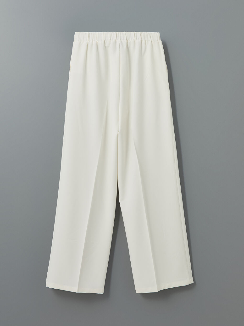 Elastic Waist Wide Leg Women's Trousers -S5LL53Z8-R82