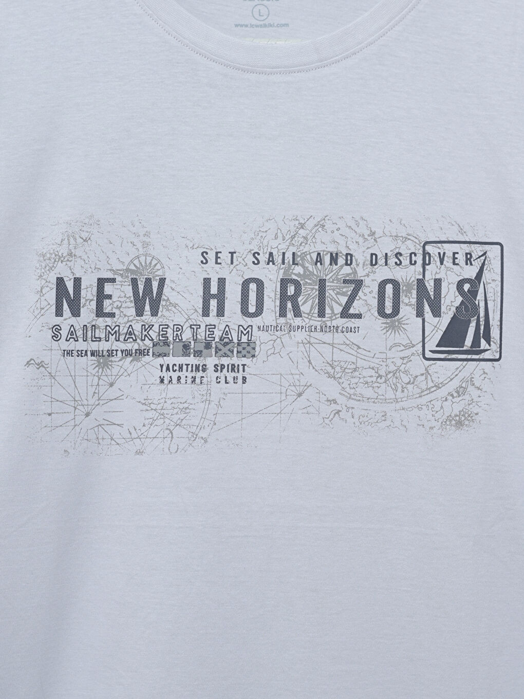 LCW ECO Crew Neck Printed Men's T-Shirt -S5LL67Z8-V9K