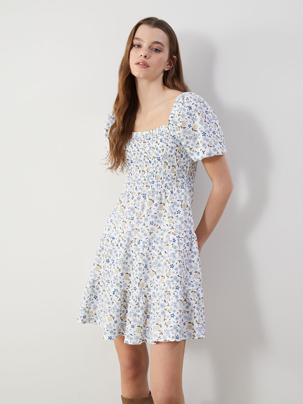 Woman ECRU Dress -S5LL79Z8-LRA