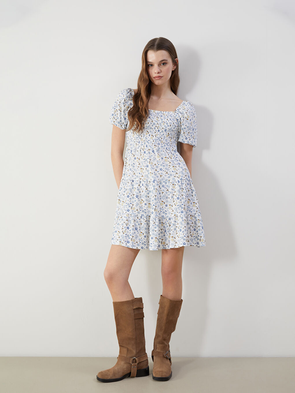 Woman ECRU Dress -S5LL79Z8-LRA