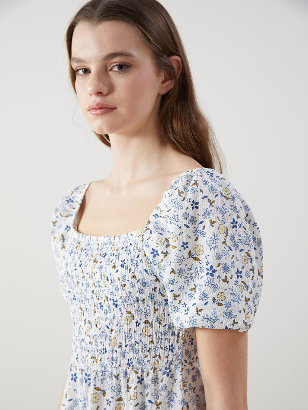 Woman ECRU Dress -S5LL79Z8-LRA
