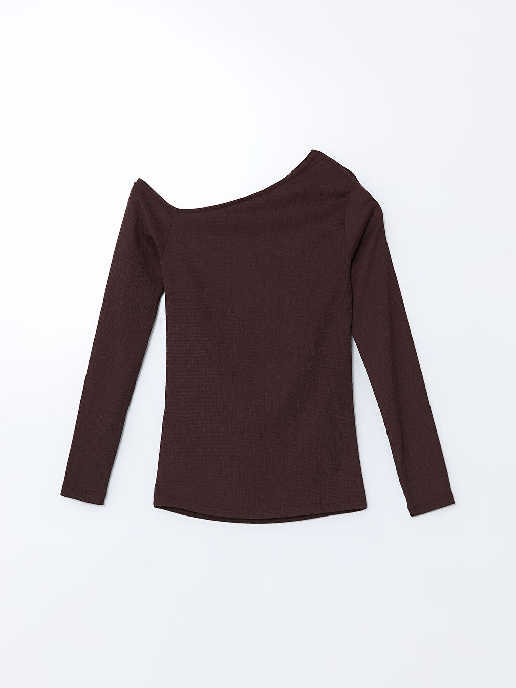 LCWAIKIKI Classic Mürdüm Kayık Yaka Kadın Body - 5