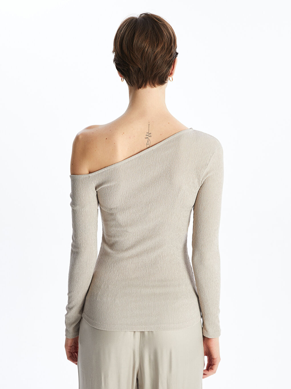 Boat Neck Women's Bodysuit -S5LM07Z8-QYF