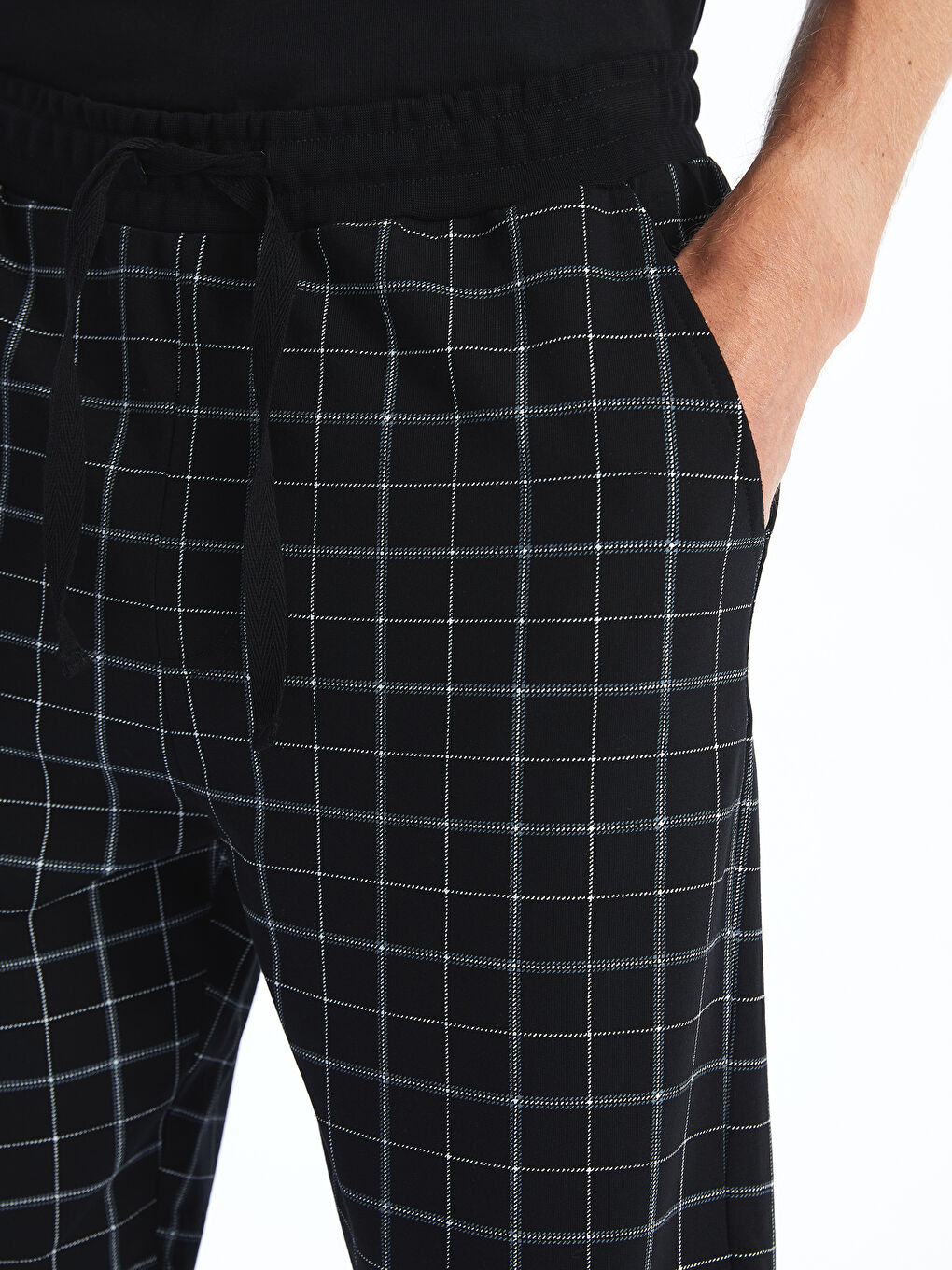 Standard Fit Plaid Men's Pajama Bottoms -S5LM14Z8-LQJ