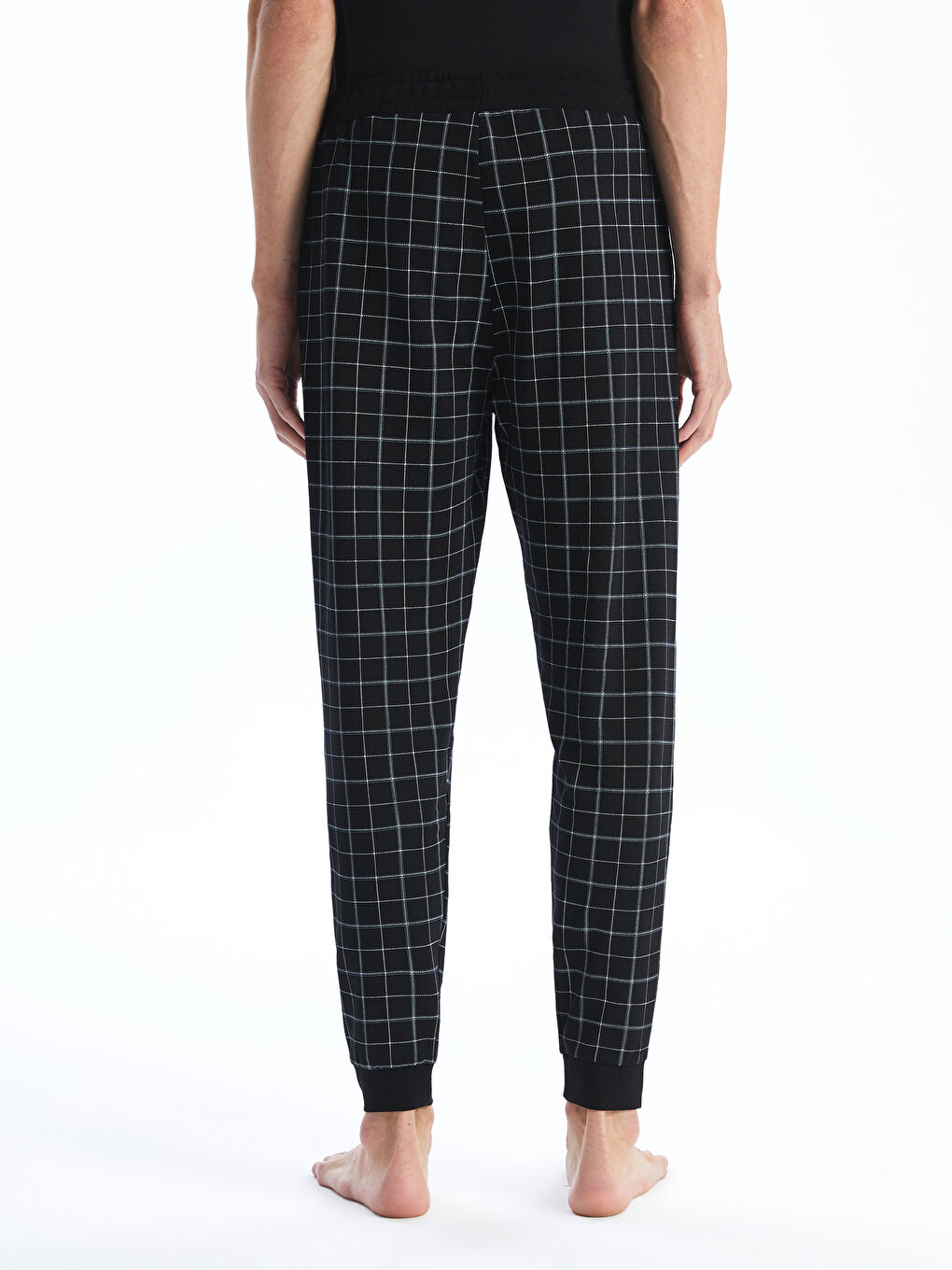 Standard Fit Plaid Men's Pajama Bottoms -S5LM14Z8-LQJ