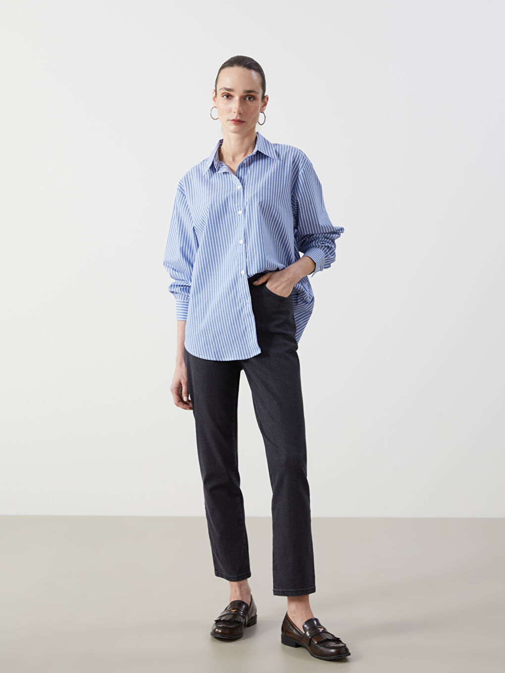 Slim Fit Women Jeans -S5LM20Z8-326