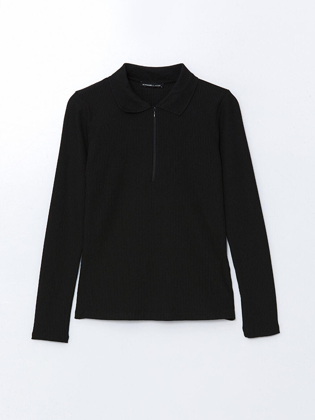 LCWAIKIKI Classic Polo Neck Women's T-Shirt -S5LM22Z8-CVL