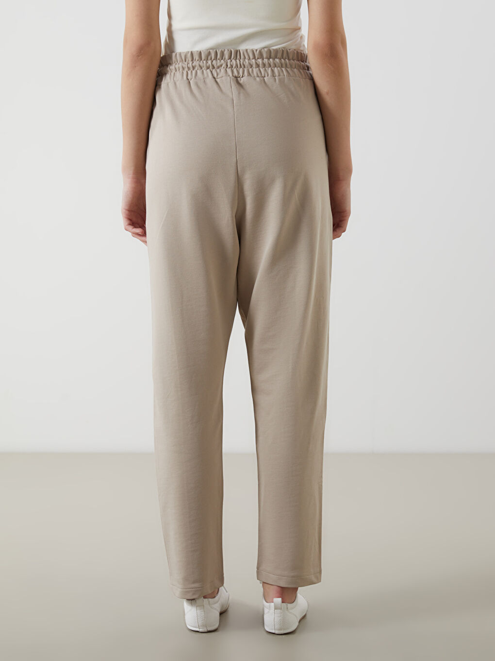 Women's Elastic Waist Sweatpants -S5LM36Z8-GHR