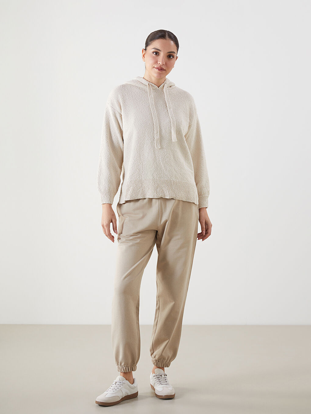 Elastic Waist Women's Jogger Sweatpants -S5LM37Z8-GHR