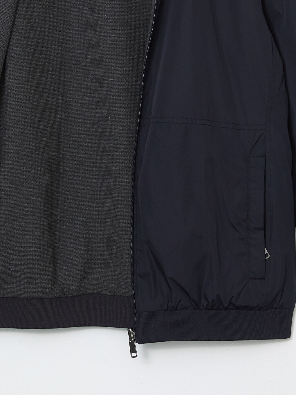 Lacivert Standart Kalıp Uzun Kollu Erkek Ceket-7