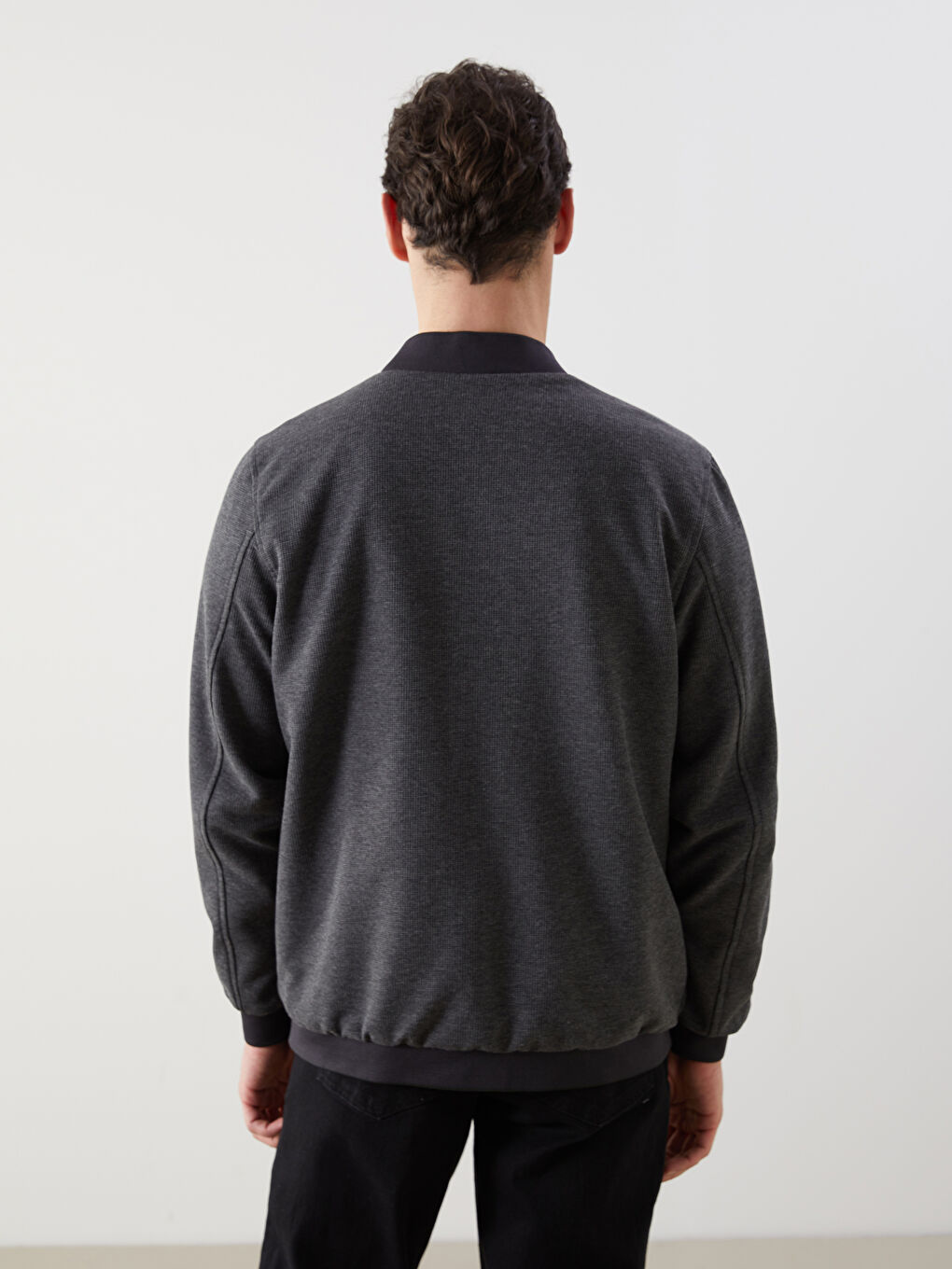 Yeşil Standart Kalıp Uzun Kollu Erkek Ceket-5