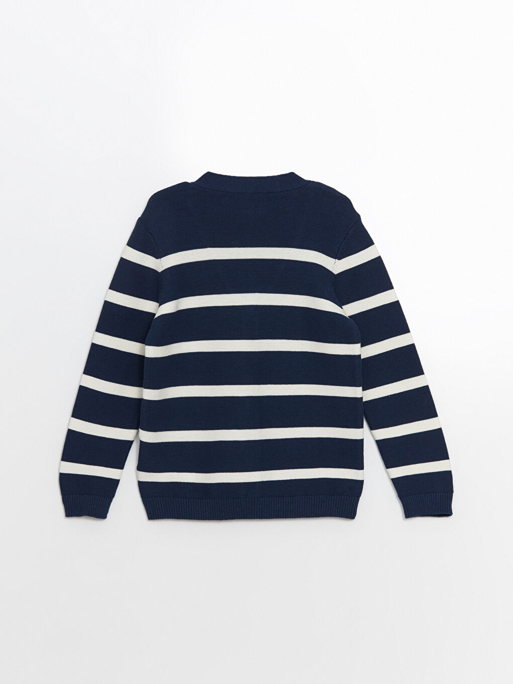 LCW Kids V Neck Striped Boys' Knitwear Cardigan -W59476Z1-LGS